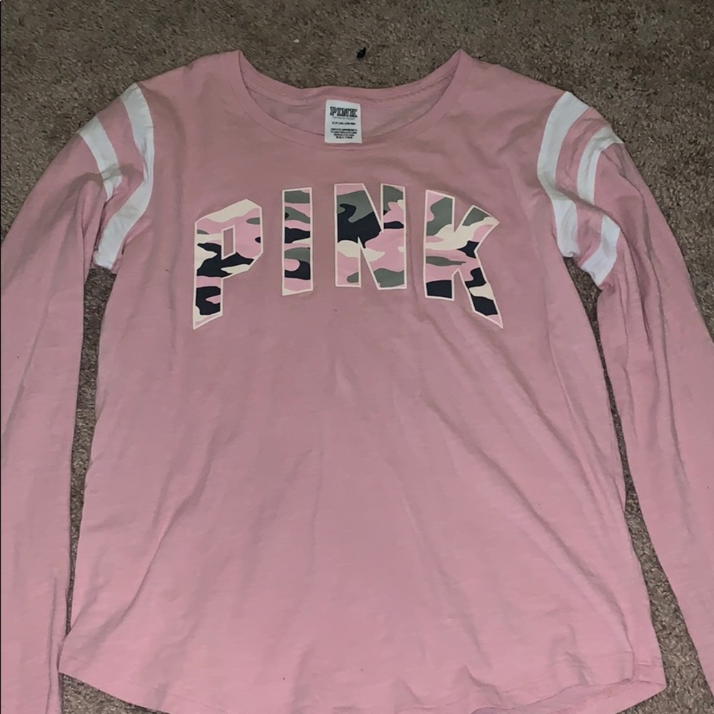 pink long sleeve shirts